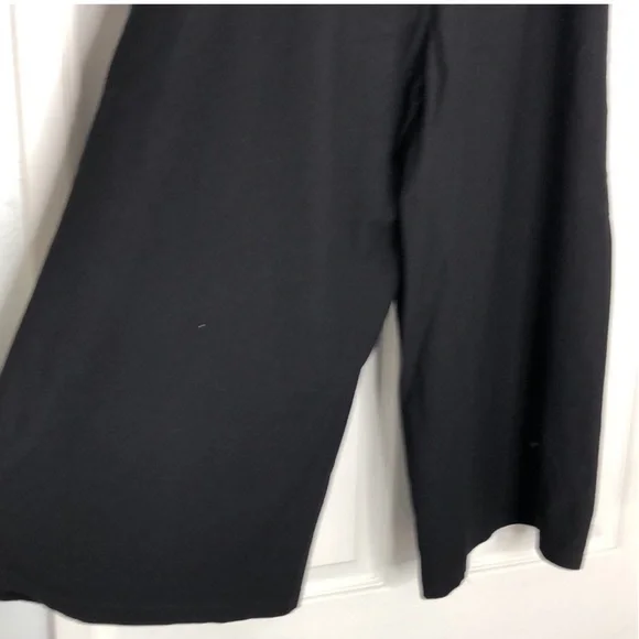 Eileen Fisher Cropped Crossover Wide Leg Pants - Picture 11 of 12